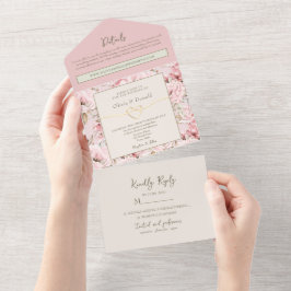 Casamento Floral Elegante Rosa