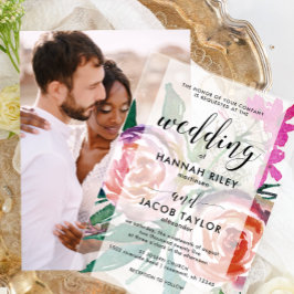 Casamento Floral em Aquarela Chic