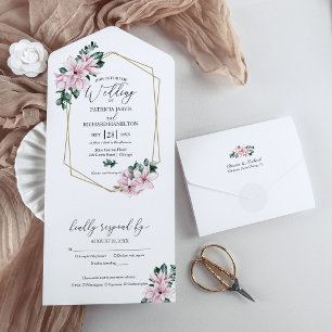 Casamento Floral Geométrico de Eucalipto Magnólia