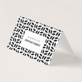 Casamento floral geométrico preto e branco sofisti