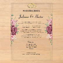 Casamento Floral Marrom Elegante e Dourado