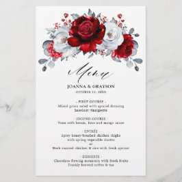 Casamento Floral Metálico Real de Prata Branca