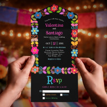 Casamento floral mexicano moderno