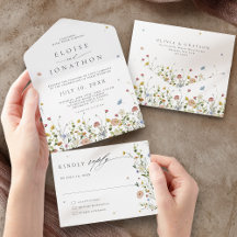 Casamento Floral Minimalista do Jardim de primaver