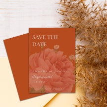 Casamento Floral Minimalista Terracotta Salve A Da