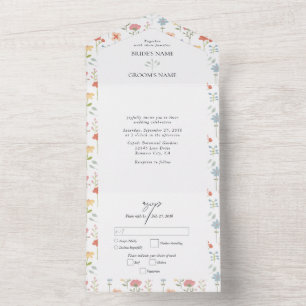 Casamento Floral Moderno Boho Chic Wildflower