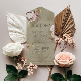 Casamento Floral Moderno da Bohemian Watercolor