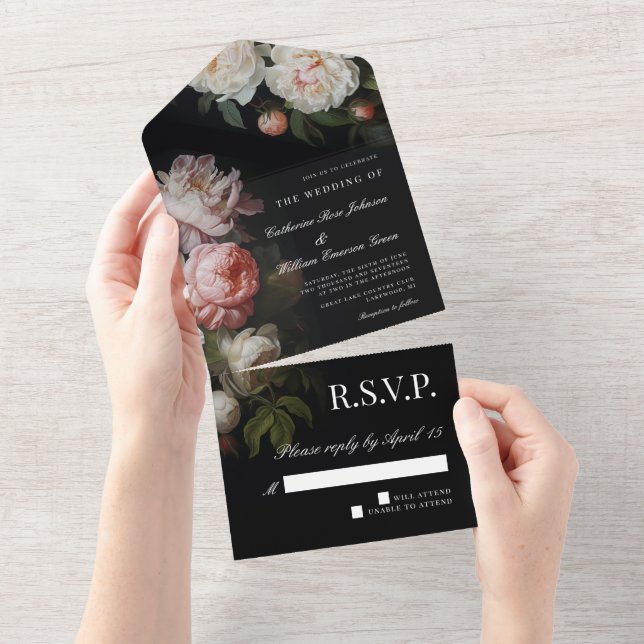 Casamento Floral Moderno Temperamental com Peônia  (Tearaway)