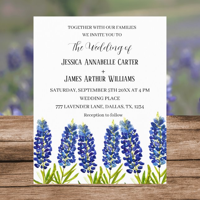 Casamento Floral por Aquarela do Texas (Criador carregado)