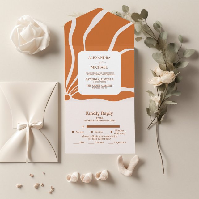 Casamento Floral Retro Boho Chic (Criador carregado)