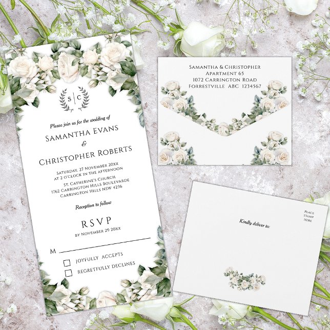 Casamento Floral Romance no Jardim de Rosas  (Criador carregado)