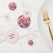 Casamento Floral Rosa ou Mesa Chá Confetti