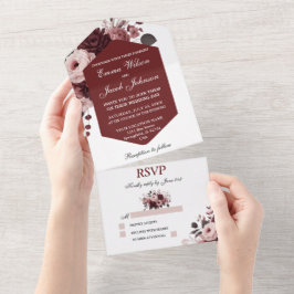 Casamento Floral Rosa Pêssego Elegante