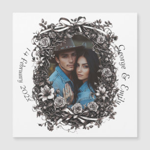 Casamento Floral Russo, sepia.