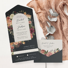 Casamento Floral Rustic Bloom Watercolor