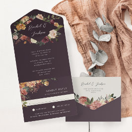 Casamento Floral Rustic Bloom Watercolor