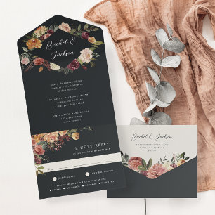 Casamento Floral Rustic Bloom Watercolor