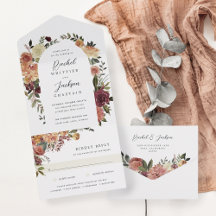 Casamento Floral Rustic Bloom Watercolor