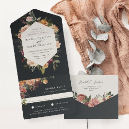 Casamento Floral Rustic Bloom Watercolor