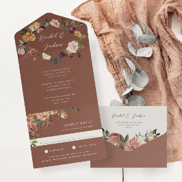 Casamento Floral Rustic Bloom Watercolor