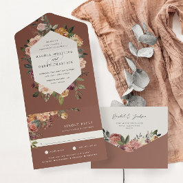 Casamento Floral Rustic Bloom Watercolor