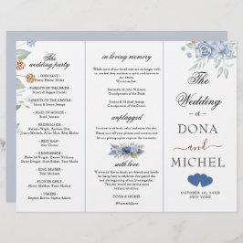 Casamento Floral Rustic Blue Winter