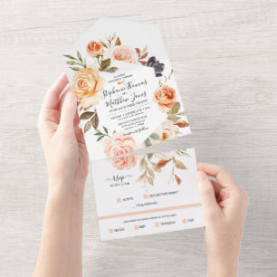Casamento Floral Rustic Fall Watercolor