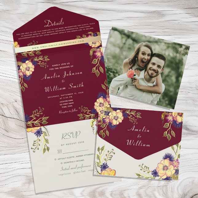 Casamento Floral Rústico em Borgonha (Criador carregado)