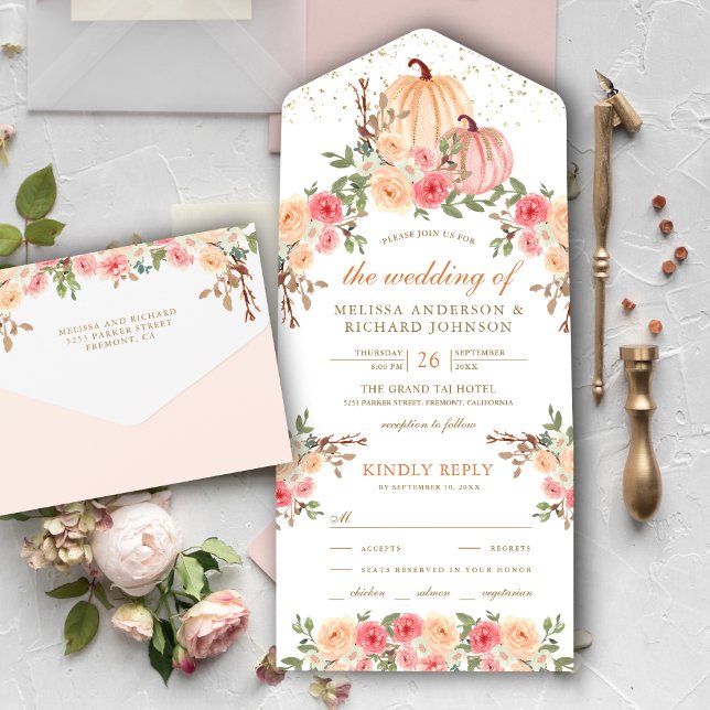 Casamento Floral Rústico em Rosa e Pêssego com Abó (Criador carregado)