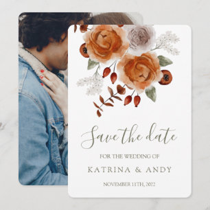 Casamento Floral Salvar Cartões De Data