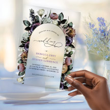Casamento Floral Turquesa Roxo Elegante