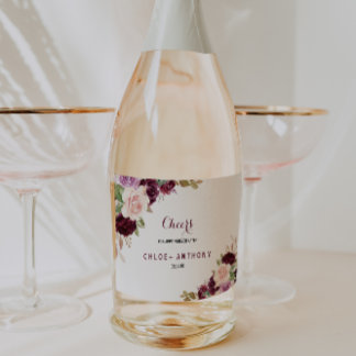 Casamento Floral Verde Blush Burgundy