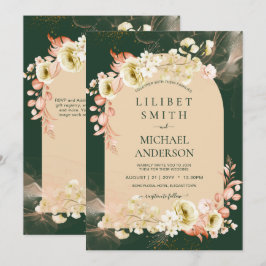 Casamento Floral Verde Coral Season Emerald