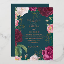 Casamento Floral Verde Dourado e Esmeralda