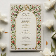 Casamento Floral Vintage com Rosas e Ornamentados