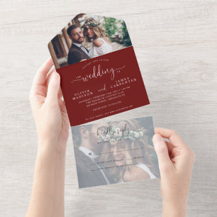 Casamento Fotográfico 2 do Roteiro Vermelho Modern
