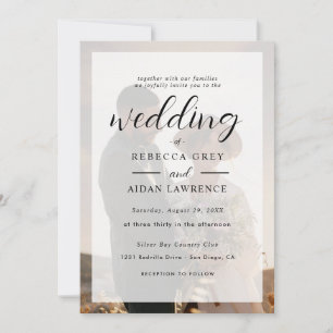 Casamento Fotográfico com Borda de Ouro Branco e P