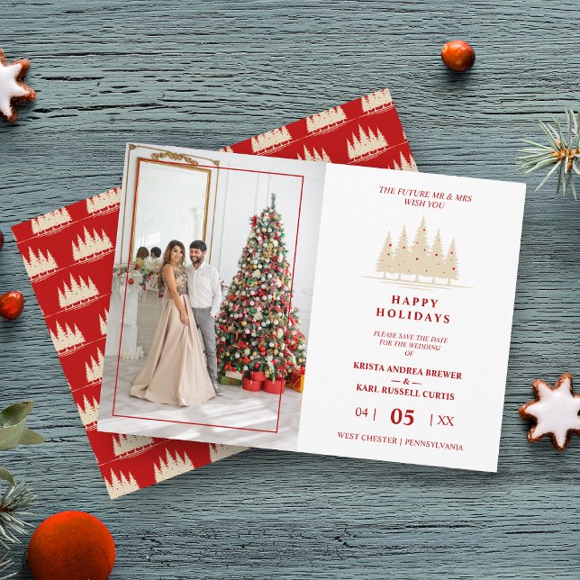Casamento Fotográfico de Árvores de Natal Felizes (Criador carregado)
