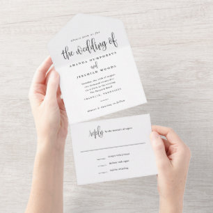 Casamento Fotográfico de Script de Caligrafia Mode