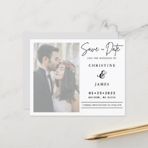 Casamento Fotográfico de Script Vellum Elegante S