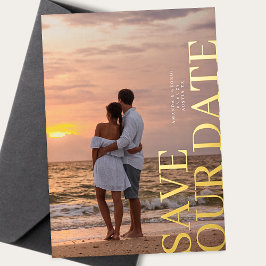 Casamento Fotográfico Elegante DOURADO Salvar a Da