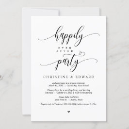 Casamento Fuga, Convite para Festa Feliz para Semp