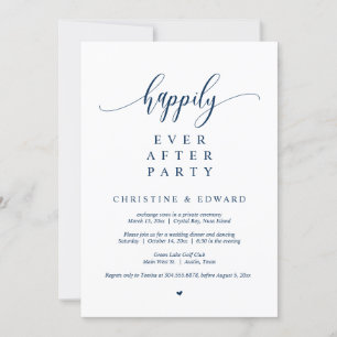 Casamento Fuga, Convite para Festa Feliz para Semp
