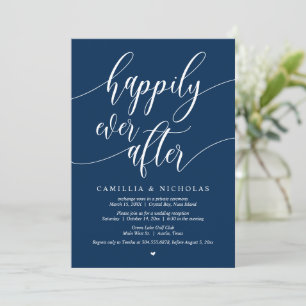 Casamento Fuga, Convite para Festa Feliz para Semp