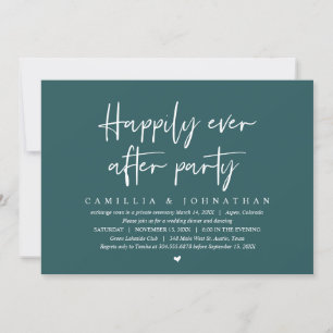 Casamento Fuga, Festa Felizes para Sempre Convite