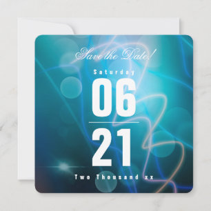 Casamento Fundo Azul Bokeh Moderno