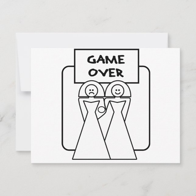 casamento "Game Over" (Homossexual) (Frente)