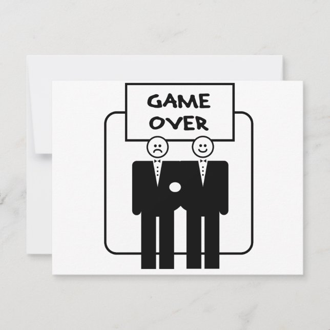 casamento "Game Over" (Homossexual) (Frente)