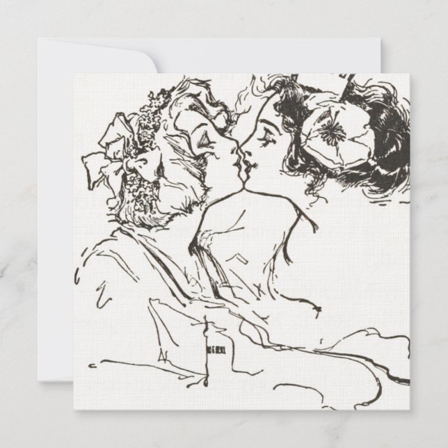 Casamento Gay de Lesbianas Vintage Personalizável (Frente)