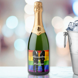 Casamento Gay Moderno e Elegante Arco-íris